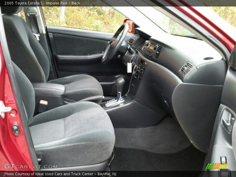 Impulse Red / Black 2005 Toyota Corolla S
