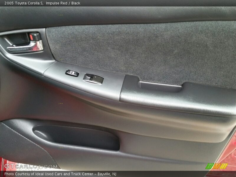 Impulse Red / Black 2005 Toyota Corolla S