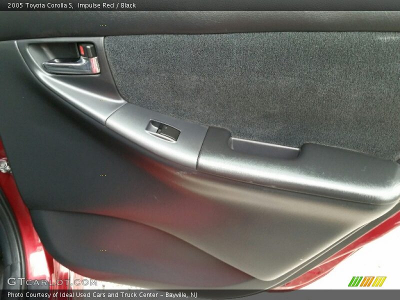 Impulse Red / Black 2005 Toyota Corolla S