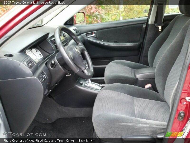 Impulse Red / Black 2005 Toyota Corolla S