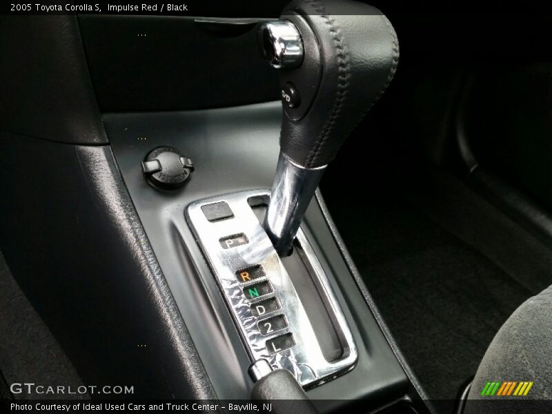 Impulse Red / Black 2005 Toyota Corolla S