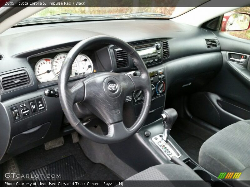 Impulse Red / Black 2005 Toyota Corolla S