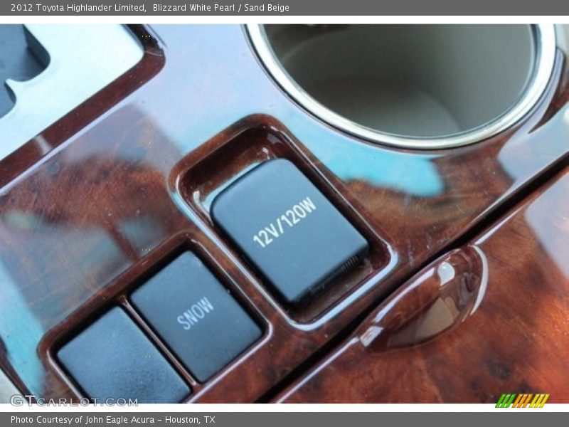 Blizzard White Pearl / Sand Beige 2012 Toyota Highlander Limited