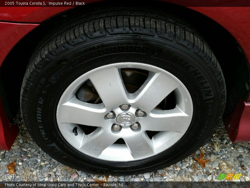 Impulse Red / Black 2005 Toyota Corolla S