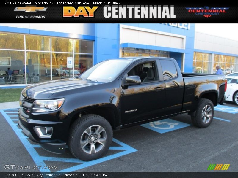 Black / Jet Black 2016 Chevrolet Colorado Z71 Extended Cab 4x4
