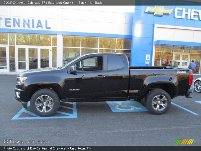 Black / Jet Black 2016 Chevrolet Colorado Z71 Extended Cab 4x4