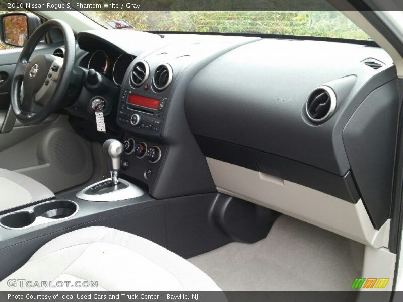 Phantom White / Gray 2010 Nissan Rogue S