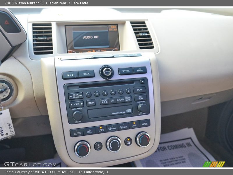 Glacier Pearl / Cafe Latte 2006 Nissan Murano S