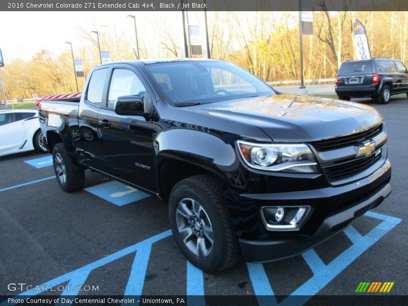 Black / Jet Black 2016 Chevrolet Colorado Z71 Extended Cab 4x4