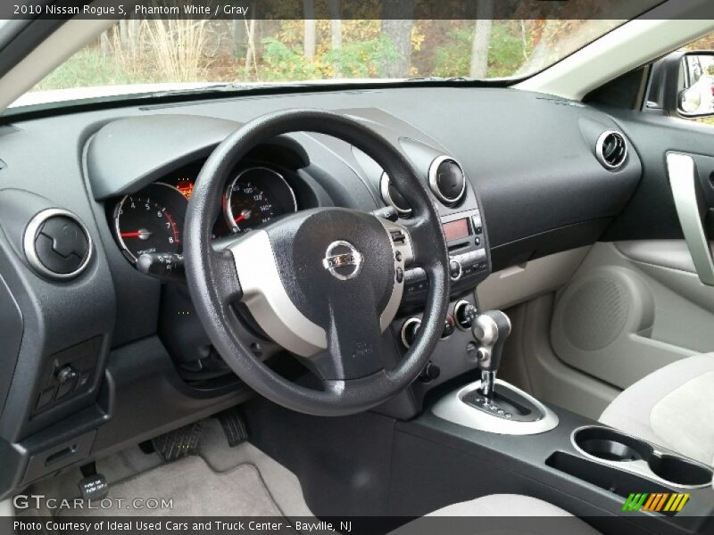 Phantom White / Gray 2010 Nissan Rogue S