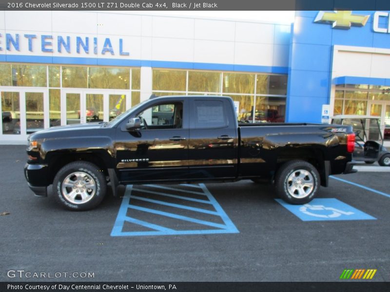 Black / Jet Black 2016 Chevrolet Silverado 1500 LT Z71 Double Cab 4x4