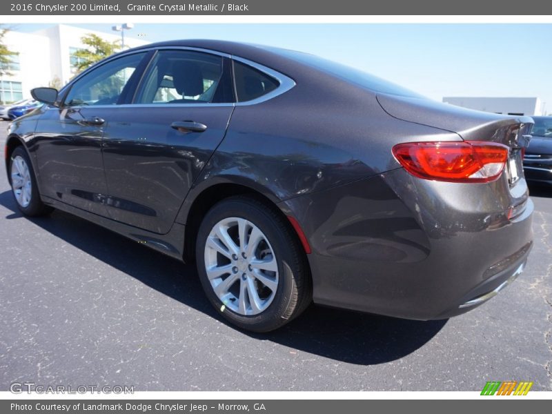 Granite Crystal Metallic / Black 2016 Chrysler 200 Limited