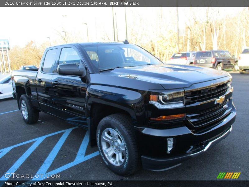 Black / Jet Black 2016 Chevrolet Silverado 1500 LT Z71 Double Cab 4x4