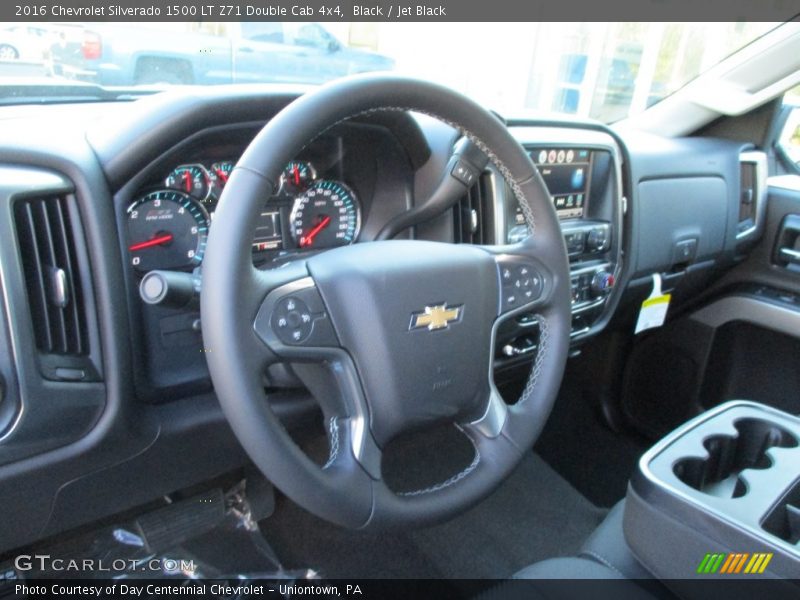 Black / Jet Black 2016 Chevrolet Silverado 1500 LT Z71 Double Cab 4x4