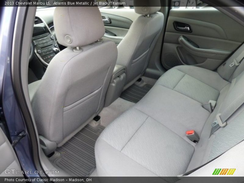 Atlantis Blue Metallic / Jet Black/Titanium 2013 Chevrolet Malibu LS
