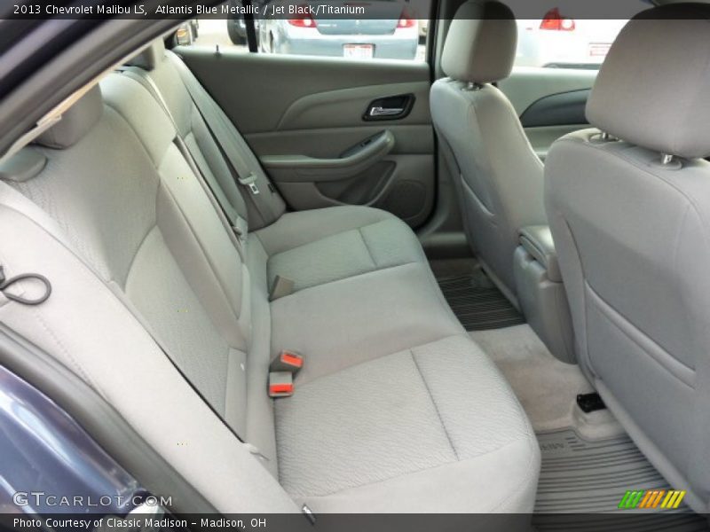 Atlantis Blue Metallic / Jet Black/Titanium 2013 Chevrolet Malibu LS