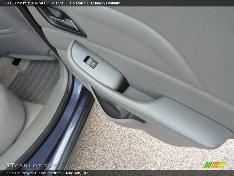 Atlantis Blue Metallic / Jet Black/Titanium 2013 Chevrolet Malibu LS