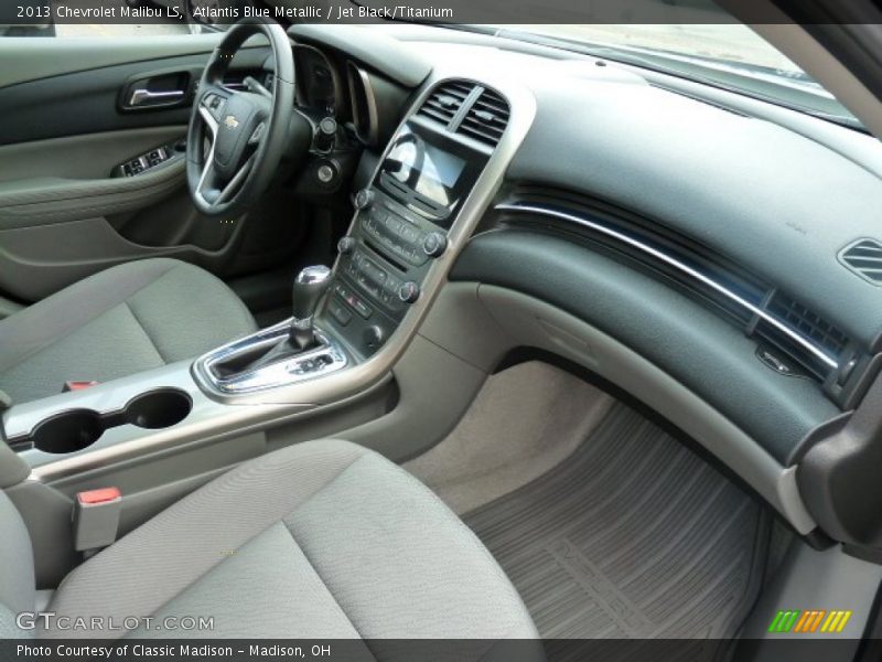 Atlantis Blue Metallic / Jet Black/Titanium 2013 Chevrolet Malibu LS