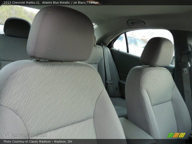 Atlantis Blue Metallic / Jet Black/Titanium 2013 Chevrolet Malibu LS