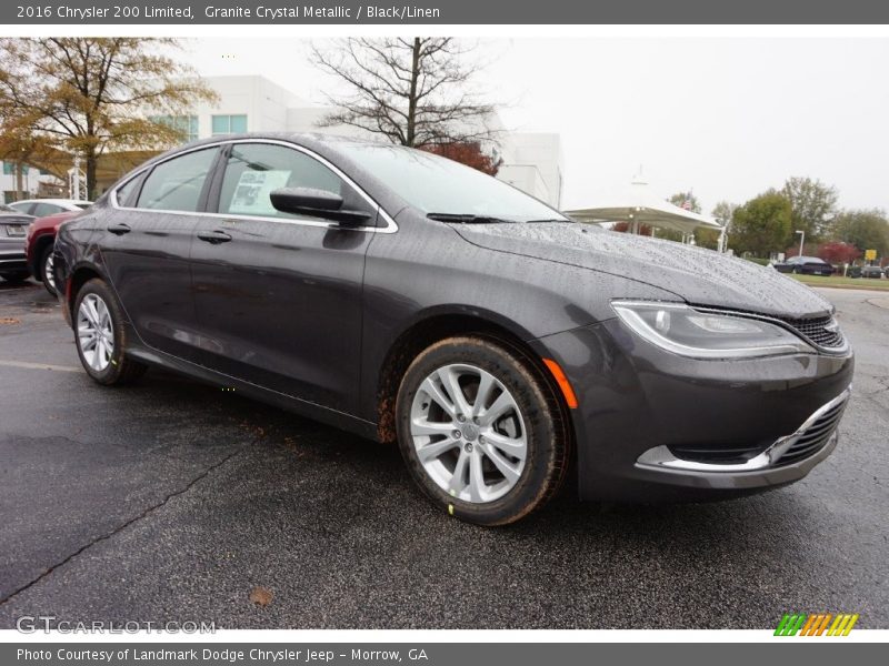 Granite Crystal Metallic / Black/Linen 2016 Chrysler 200 Limited