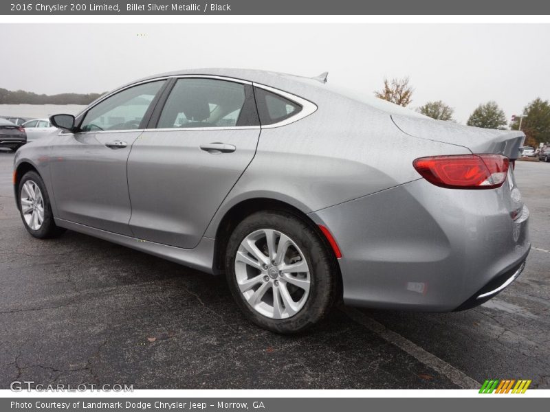 Billet Silver Metallic / Black 2016 Chrysler 200 Limited