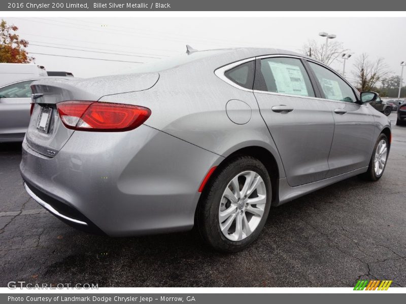 Billet Silver Metallic / Black 2016 Chrysler 200 Limited