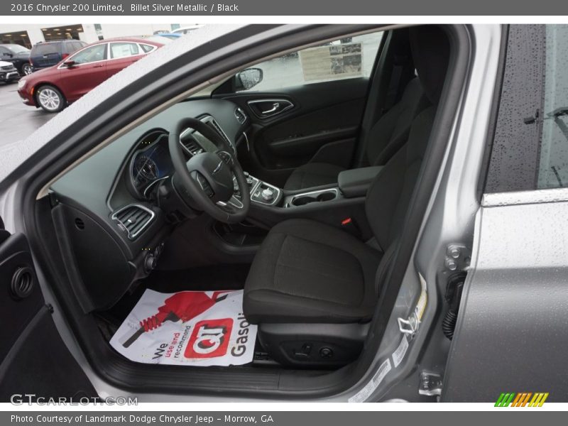 Billet Silver Metallic / Black 2016 Chrysler 200 Limited