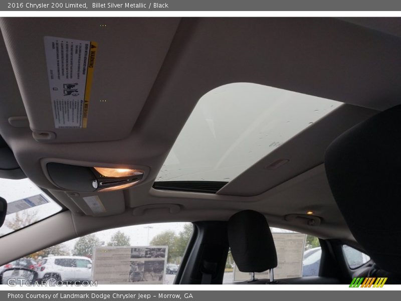 Billet Silver Metallic / Black 2016 Chrysler 200 Limited
