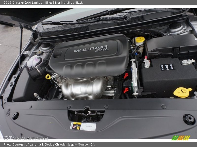 Billet Silver Metallic / Black 2016 Chrysler 200 Limited