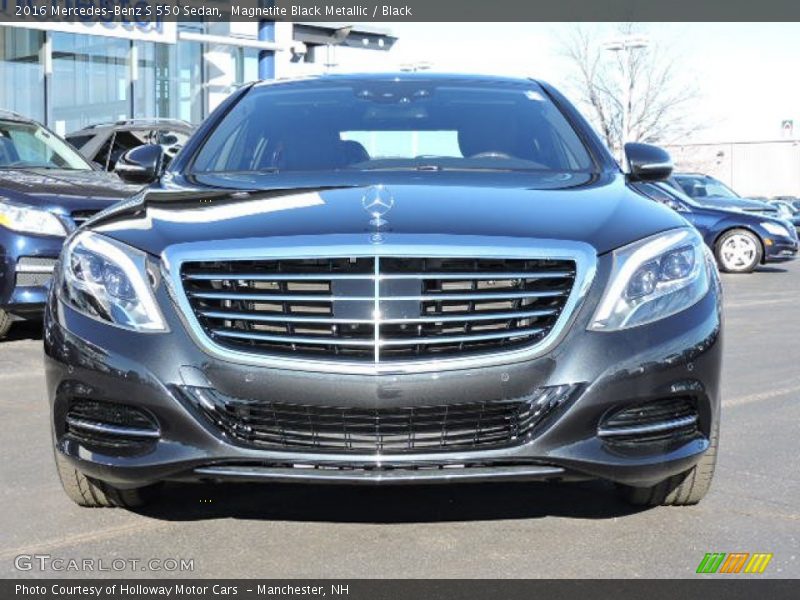 Magnetite Black Metallic / Black 2016 Mercedes-Benz S 550 Sedan
