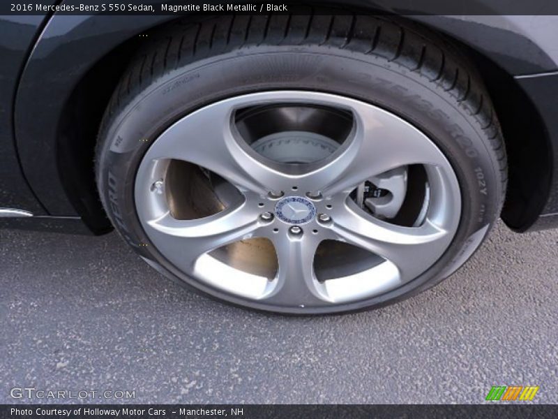 Magnetite Black Metallic / Black 2016 Mercedes-Benz S 550 Sedan