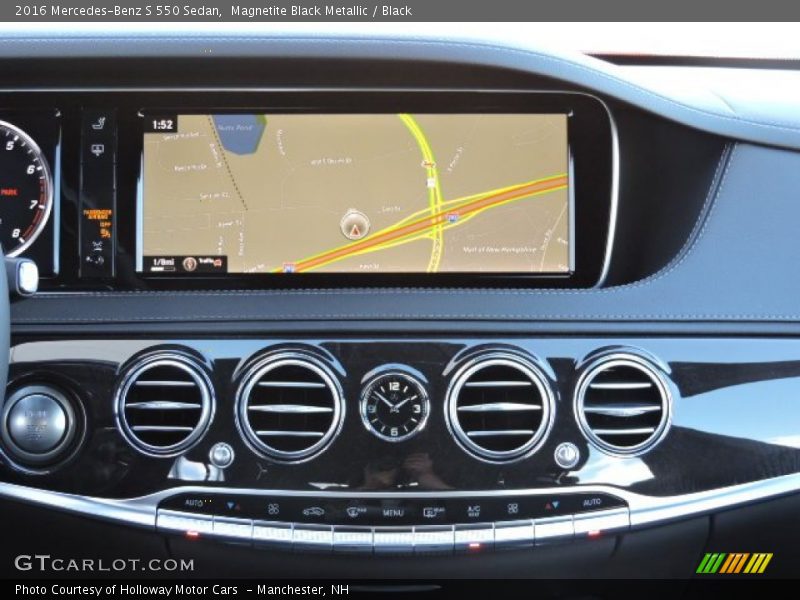 Navigation of 2016 S 550 Sedan