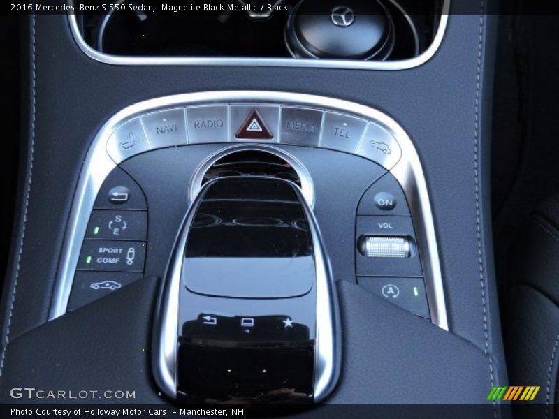 Controls of 2016 S 550 Sedan