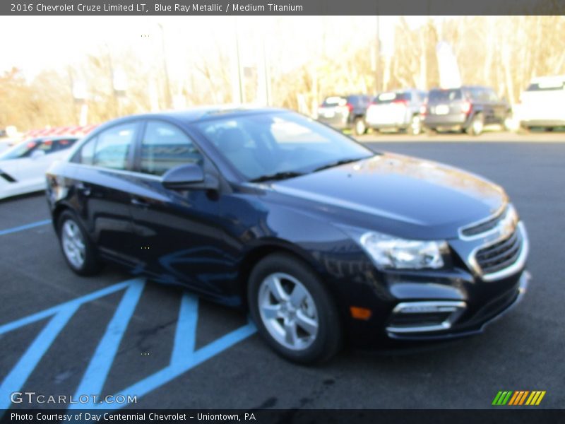 Blue Ray Metallic / Medium Titanium 2016 Chevrolet Cruze Limited LT