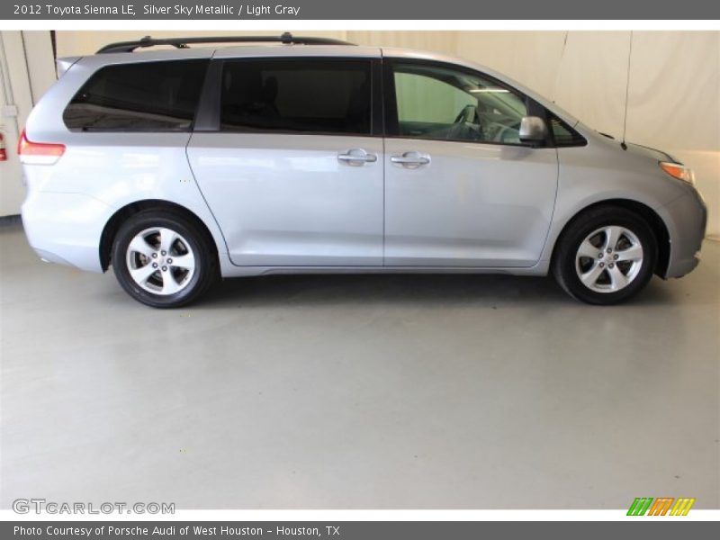 Silver Sky Metallic / Light Gray 2012 Toyota Sienna LE