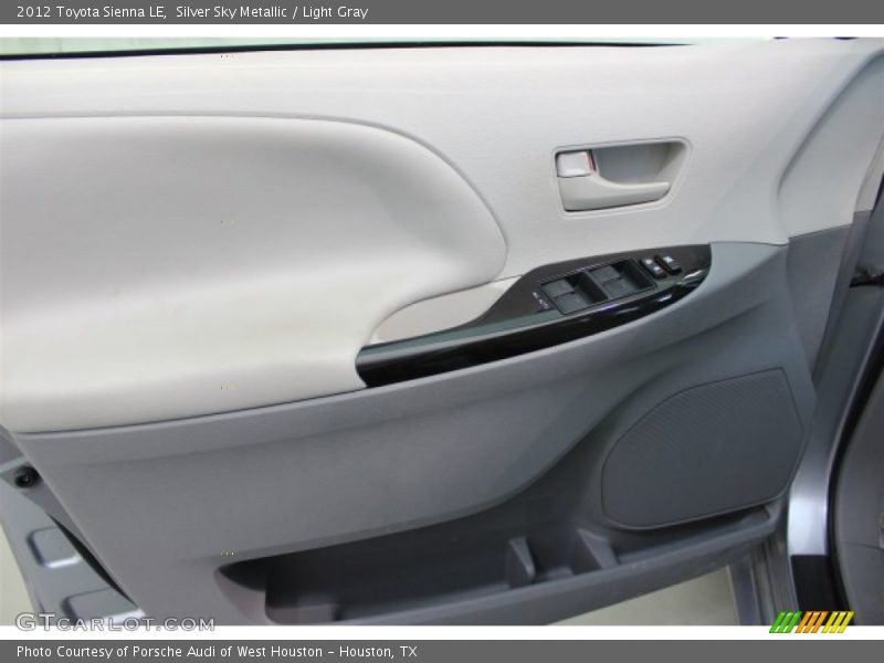 Silver Sky Metallic / Light Gray 2012 Toyota Sienna LE
