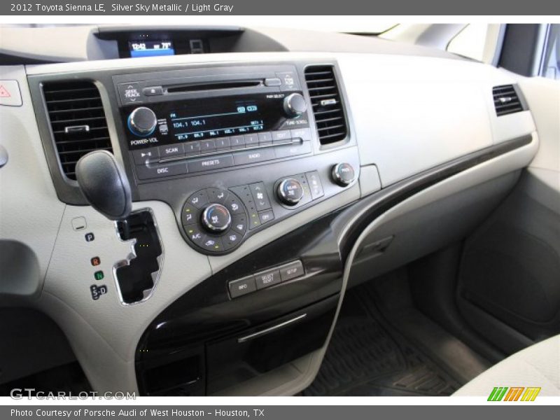 Silver Sky Metallic / Light Gray 2012 Toyota Sienna LE