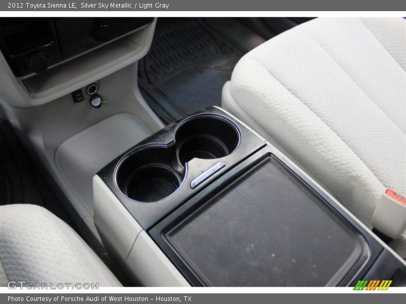 Silver Sky Metallic / Light Gray 2012 Toyota Sienna LE