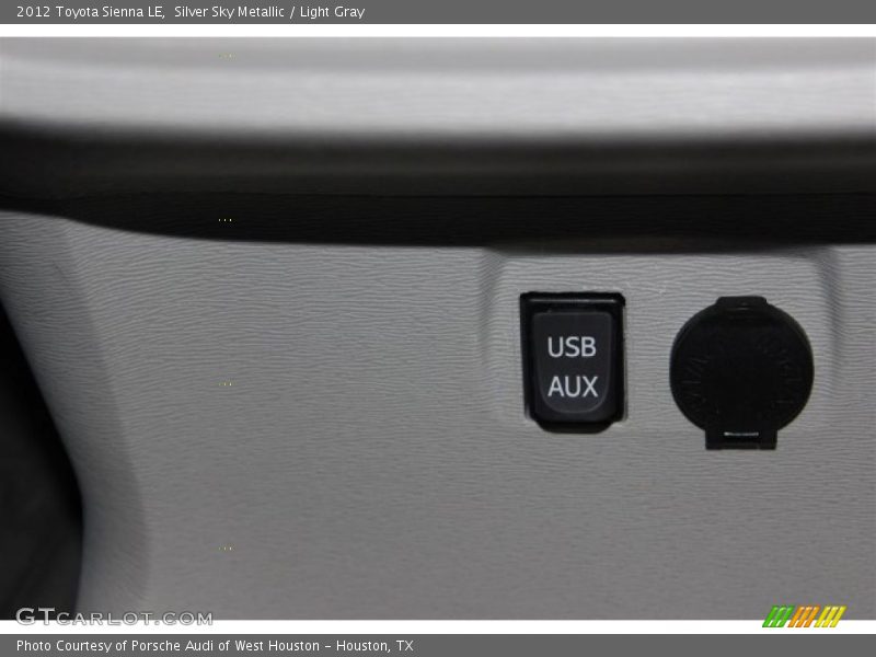 Silver Sky Metallic / Light Gray 2012 Toyota Sienna LE