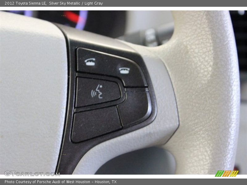 Silver Sky Metallic / Light Gray 2012 Toyota Sienna LE