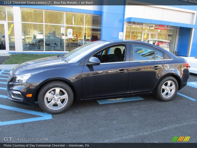 Blue Ray Metallic / Jet Black 2016 Chevrolet Cruze Limited LT