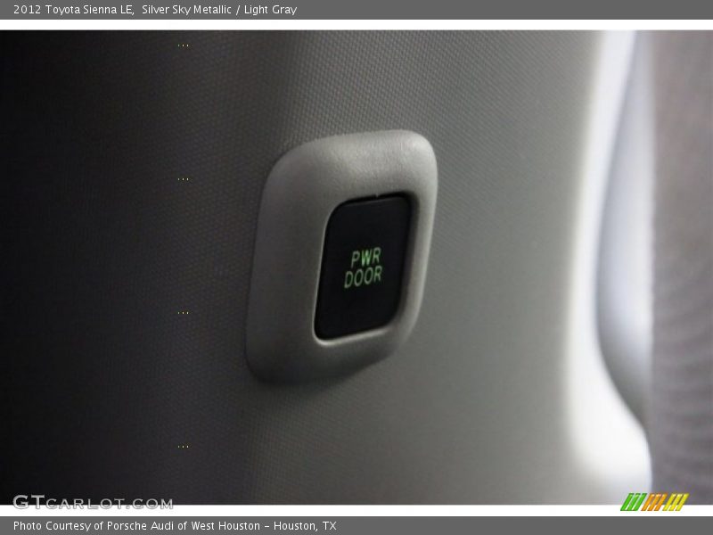 Silver Sky Metallic / Light Gray 2012 Toyota Sienna LE