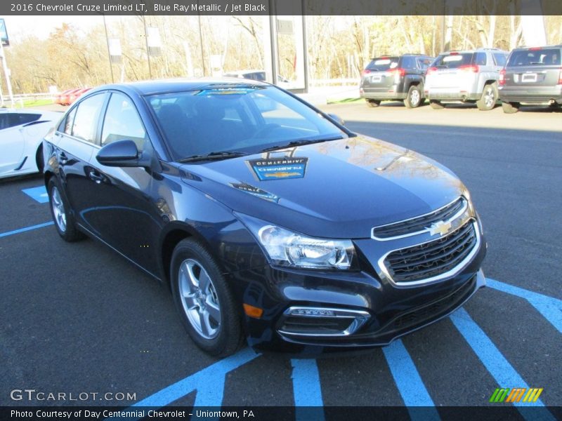 Blue Ray Metallic / Jet Black 2016 Chevrolet Cruze Limited LT