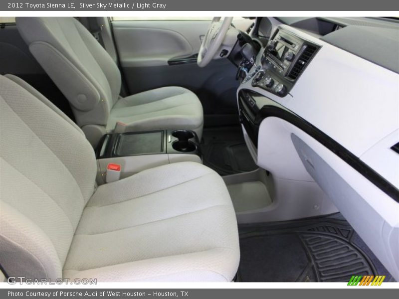 Silver Sky Metallic / Light Gray 2012 Toyota Sienna LE