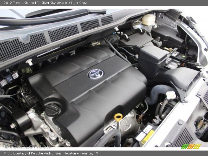 Silver Sky Metallic / Light Gray 2012 Toyota Sienna LE