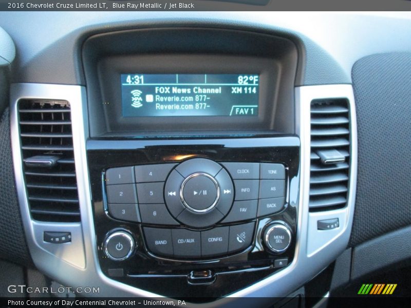 Blue Ray Metallic / Jet Black 2016 Chevrolet Cruze Limited LT