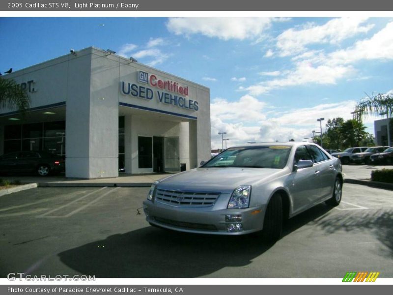 Light Platinum / Ebony 2005 Cadillac STS V8