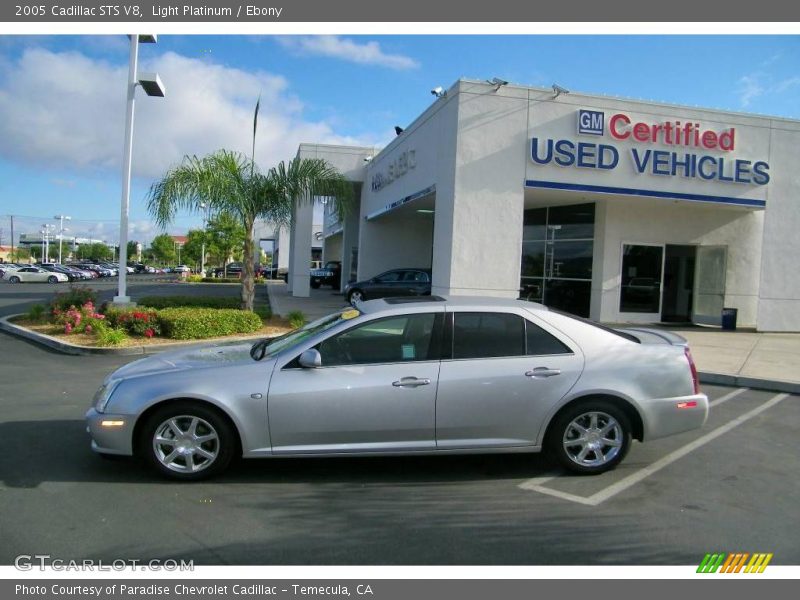 Light Platinum / Ebony 2005 Cadillac STS V8