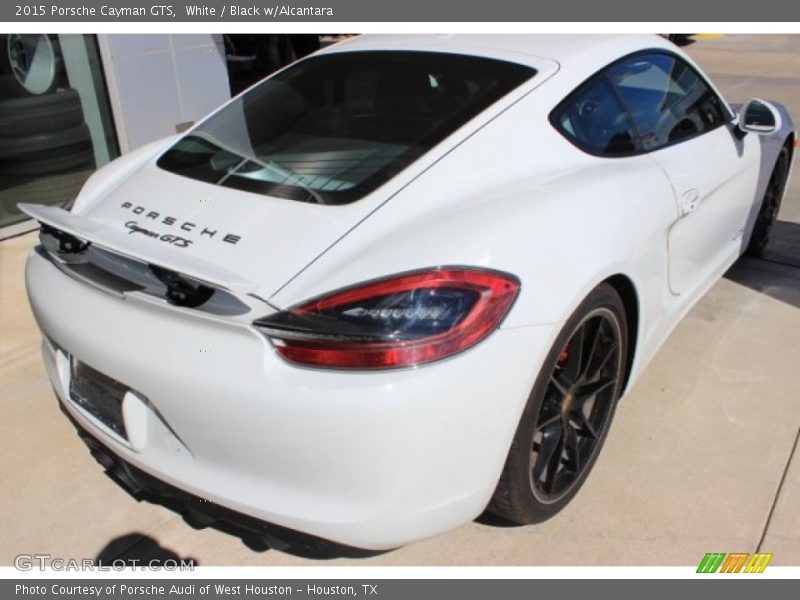 White / Black w/Alcantara 2015 Porsche Cayman GTS