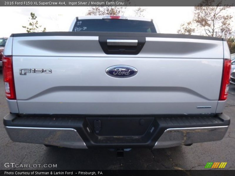 Ingot Silver / Medium Earth Gray 2016 Ford F150 XL SuperCrew 4x4